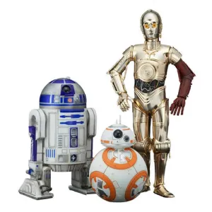 1:10 Star Wars : The Force Awakens - R2-D2 & C-3PO & BB-8 3 Pack Statues ARTFX  Kotobukiya