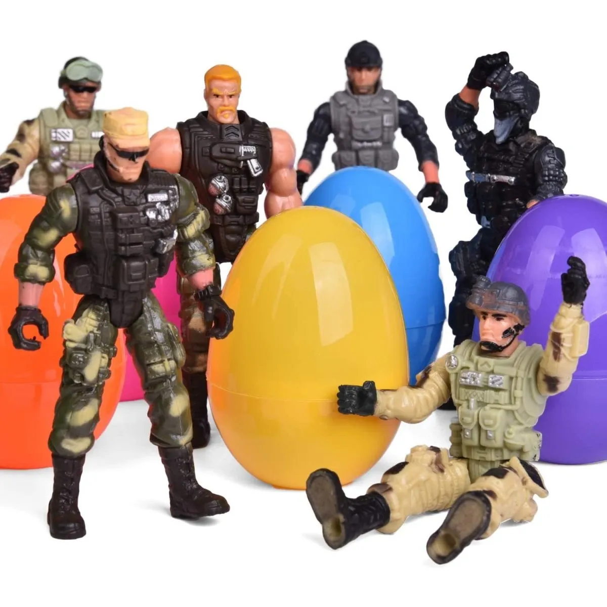 12Pcs Surprise Toy with Army Men