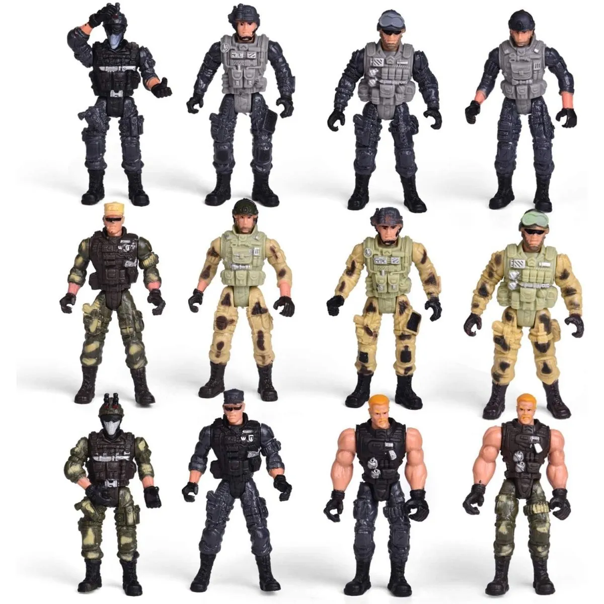 12Pcs Surprise Toy with Army Men