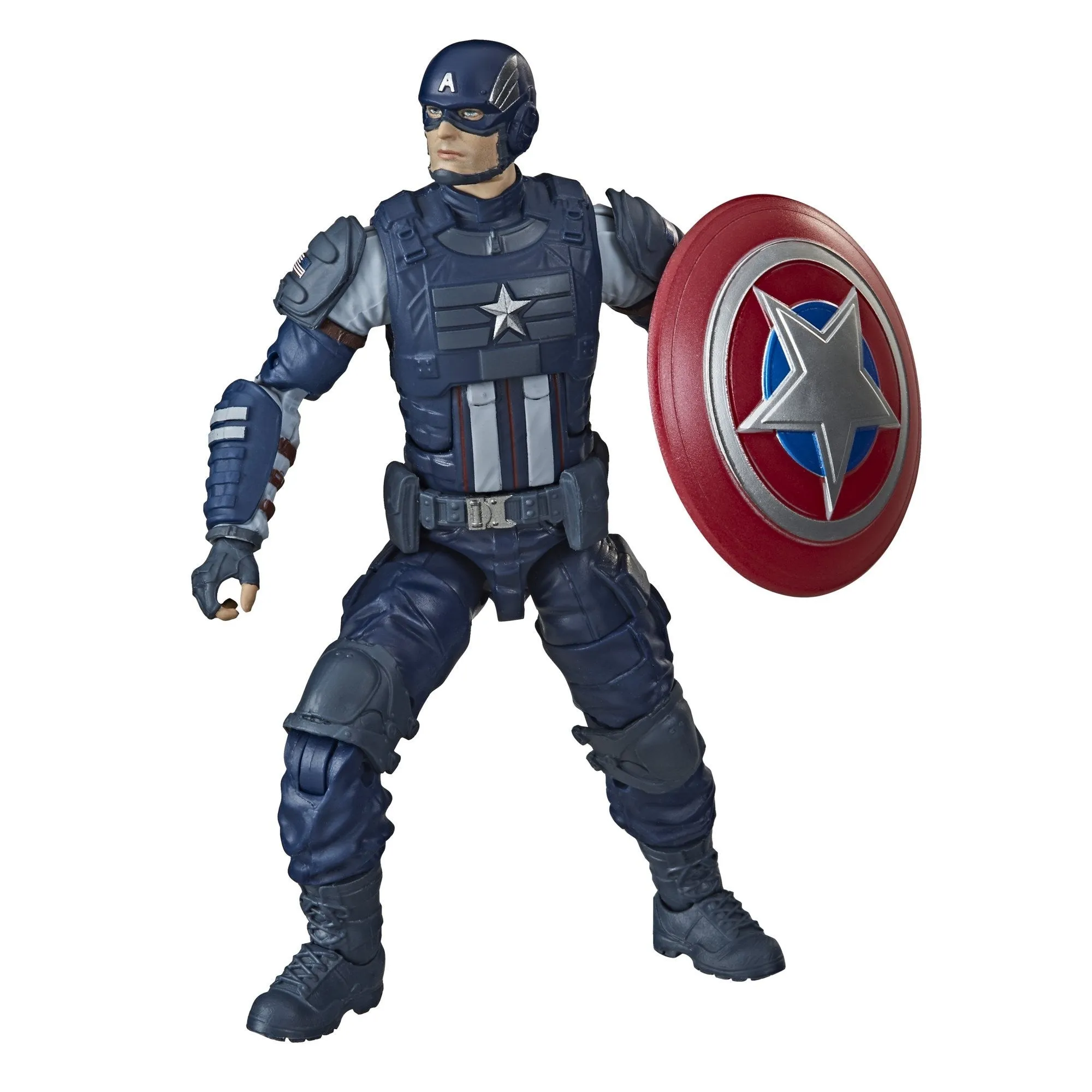 Avengers Video Game Marvel Legends 6 Inch Captain America Action Figure   BAF - Hasbro