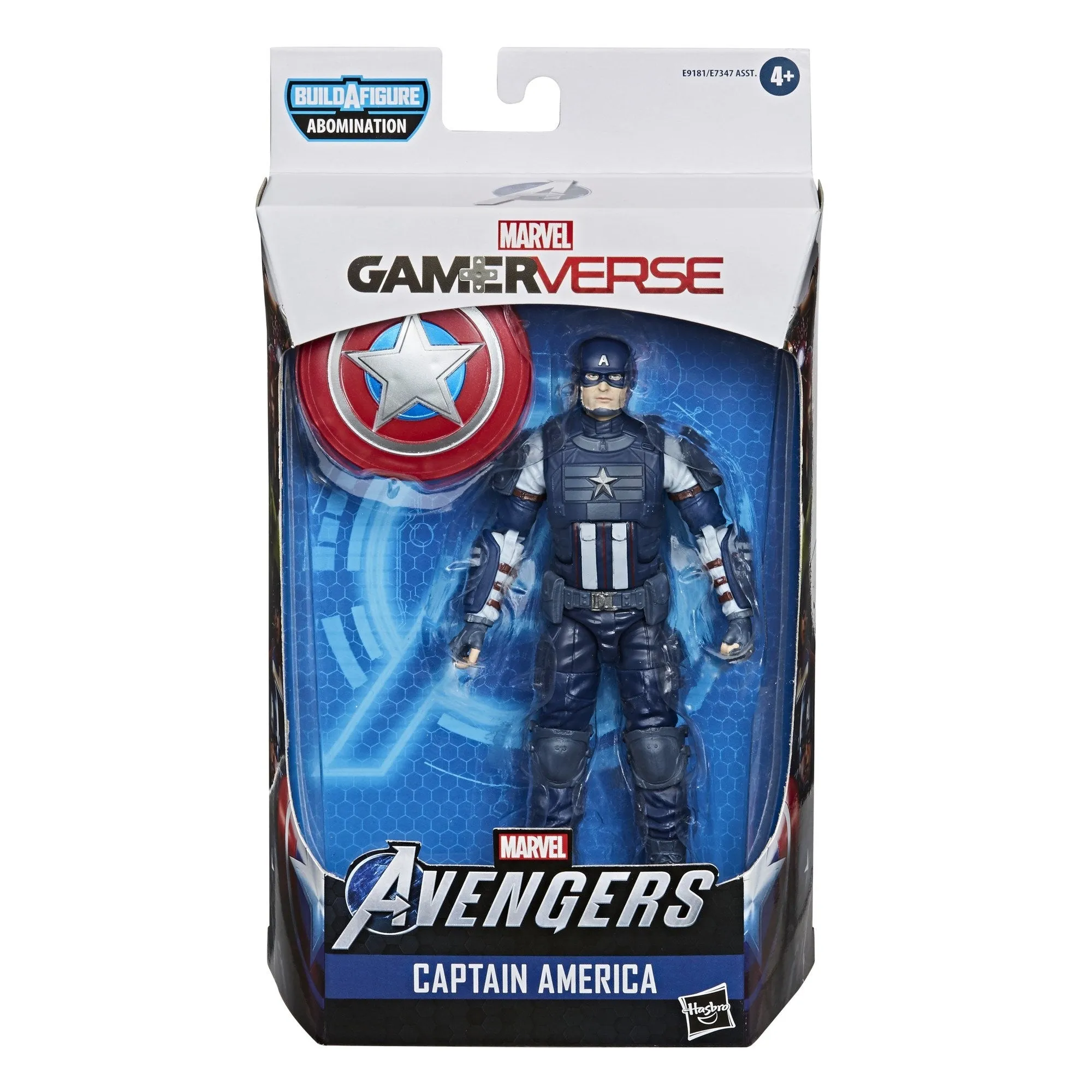 Avengers Video Game Marvel Legends 6 Inch Captain America Action Figure   BAF - Hasbro