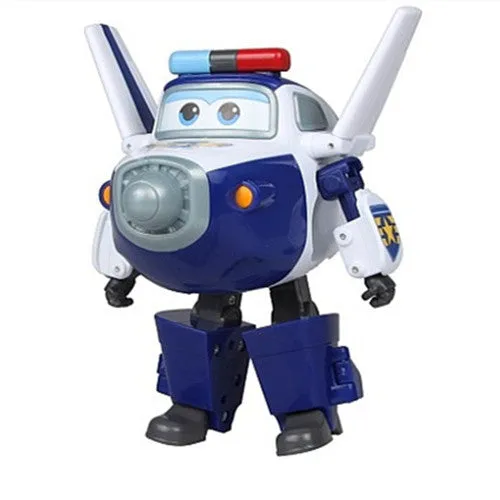 Big!!!15cm ABS Super Wings Deformation Airplane Robot Action Figures Super Wing Transformation toys for children gift Brinquedos