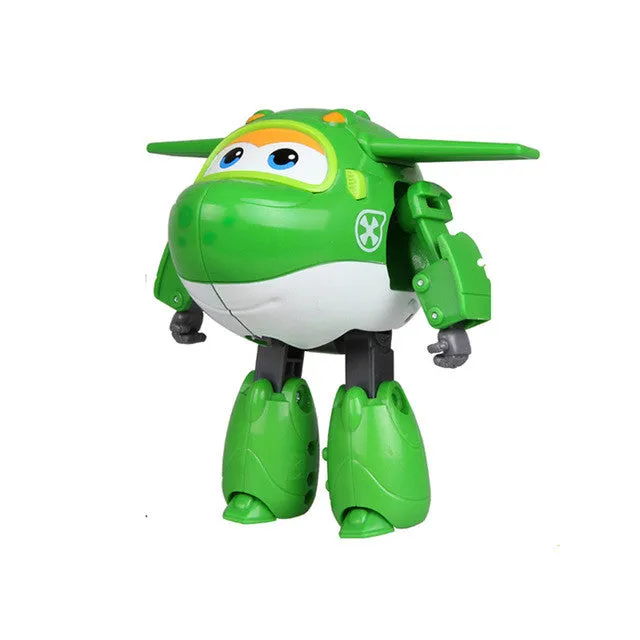 Big!!!15cm ABS Super Wings Deformation Airplane Robot Action Figures Super Wing Transformation toys for children gift Brinquedos