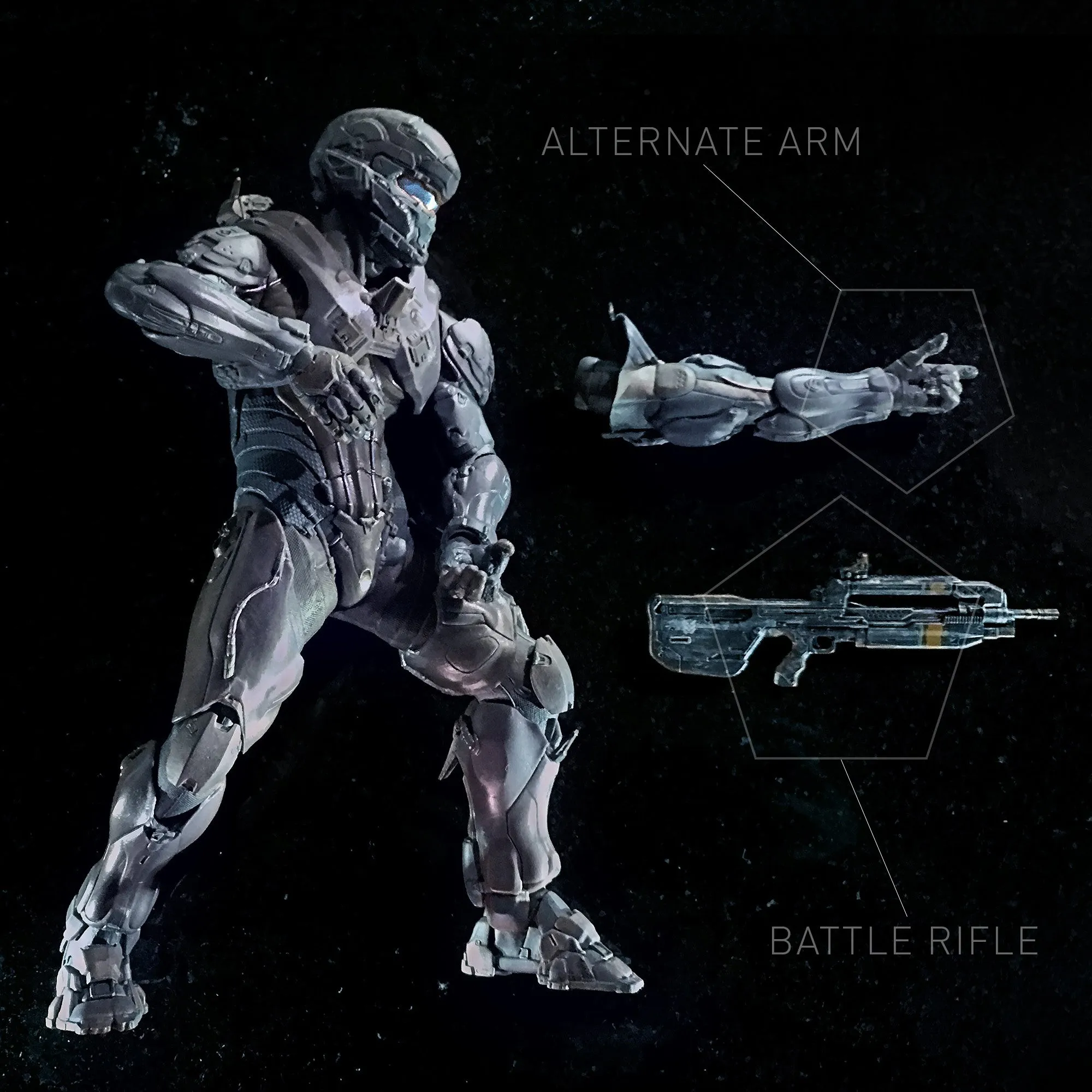 HALO 5 SERIES 1: Spartan Locke Deluxe Figure