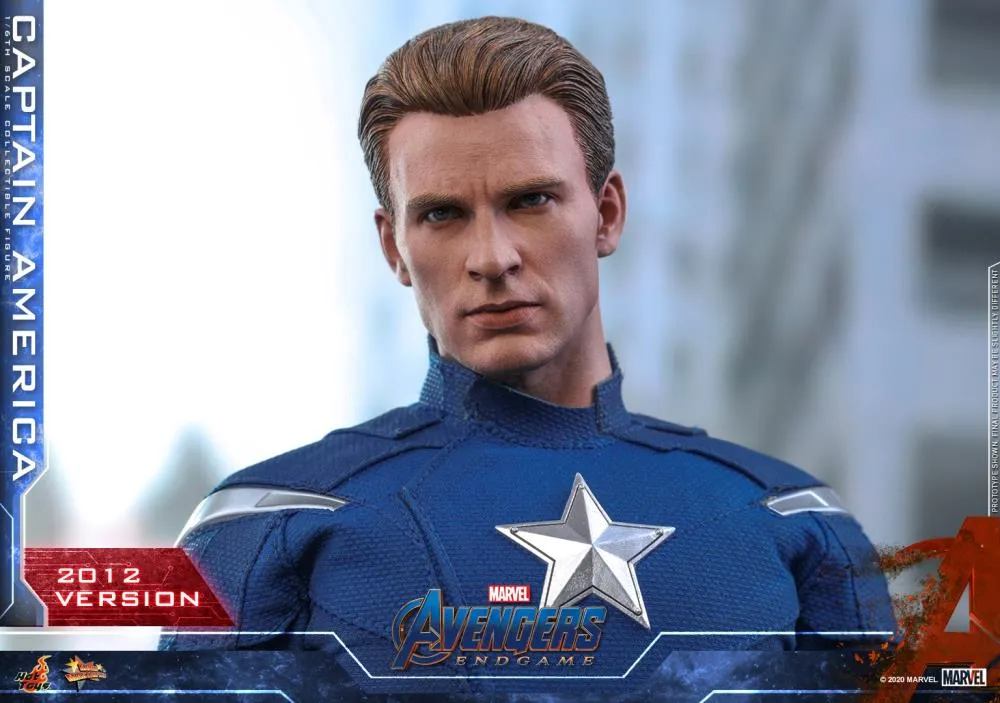 HOT TOYS AVENGERS MARVEL  : ENDGAME CAPTAIN AMERICA (2012 VERSION) 1/6 MMS563