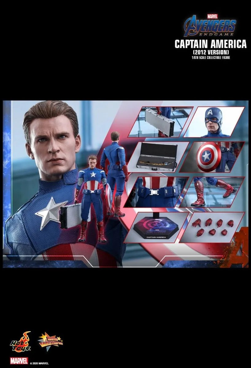 HOT TOYS AVENGERS MARVEL  : ENDGAME CAPTAIN AMERICA (2012 VERSION) 1/6 MMS563