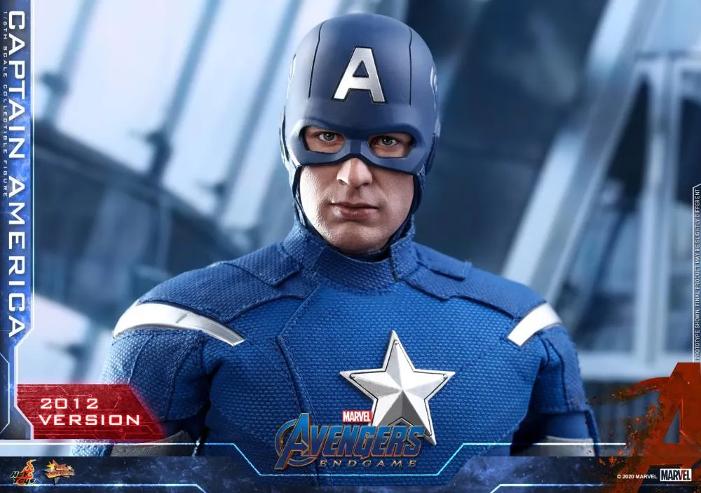 HOT TOYS AVENGERS MARVEL  : ENDGAME CAPTAIN AMERICA (2012 VERSION) 1/6 MMS563