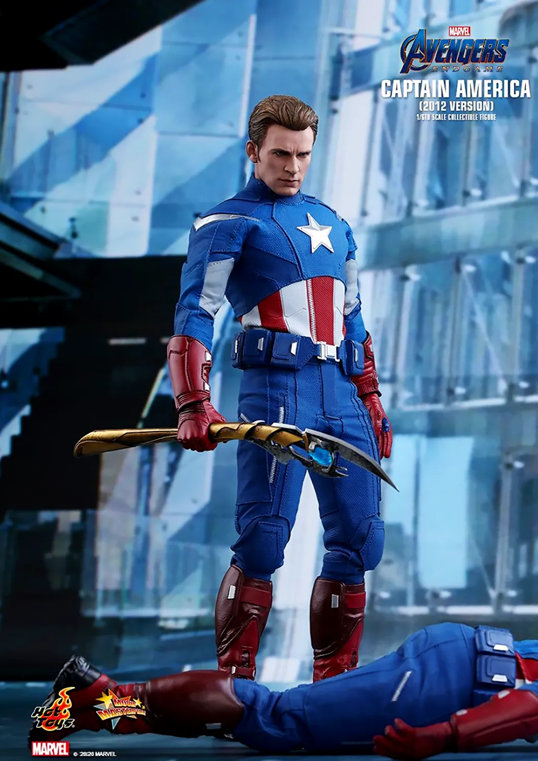 HOT TOYS AVENGERS MARVEL  : ENDGAME CAPTAIN AMERICA (2012 VERSION) 1/6 MMS563