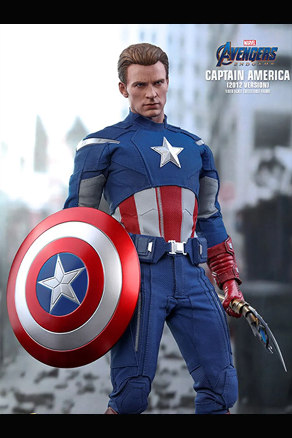 HOT TOYS AVENGERS MARVEL  : ENDGAME CAPTAIN AMERICA (2012 VERSION) 1/6 MMS563