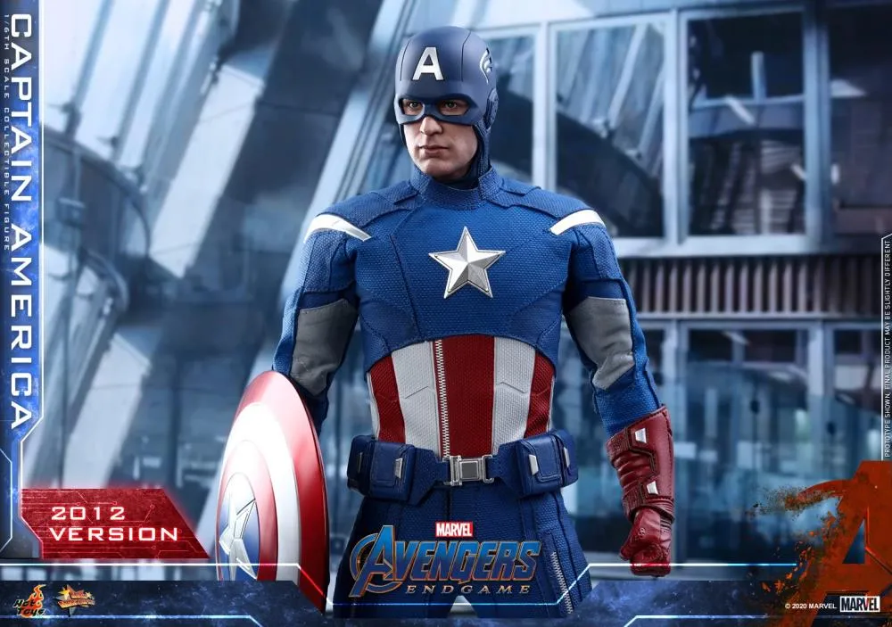 HOT TOYS AVENGERS MARVEL  : ENDGAME CAPTAIN AMERICA (2012 VERSION) 1/6 MMS563