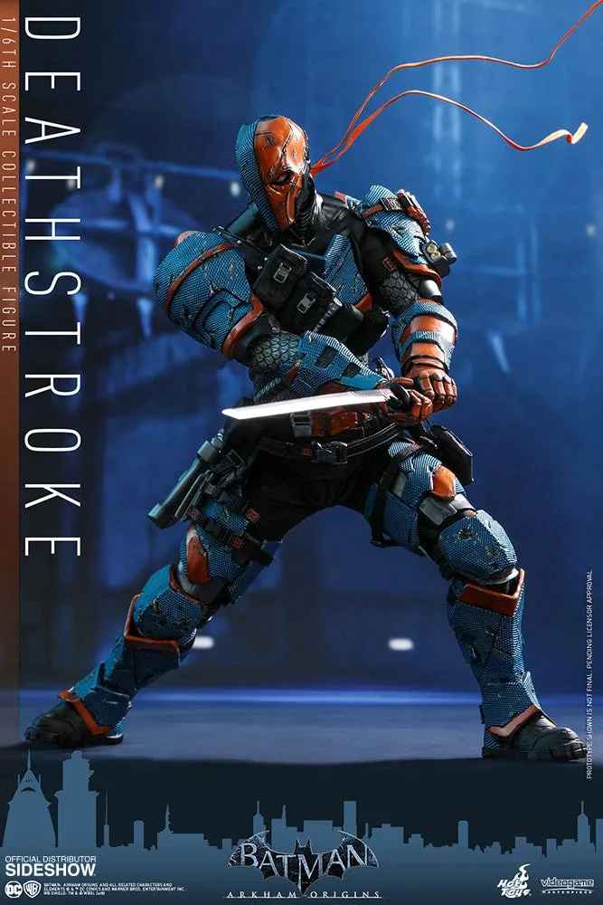 HOT TOYS DC  BATMAN ARKHAM ORIGINS DEATHSTROKE COLLECTIBLE FIGURE 1/6 VGM30