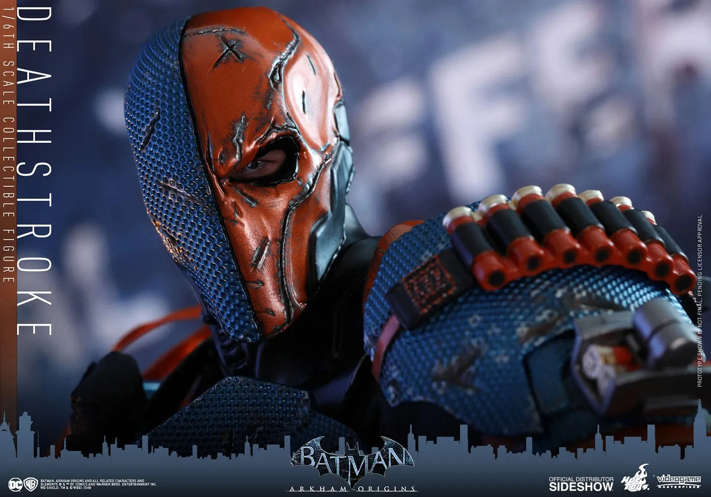 HOT TOYS DC  BATMAN ARKHAM ORIGINS DEATHSTROKE COLLECTIBLE FIGURE 1/6 VGM30