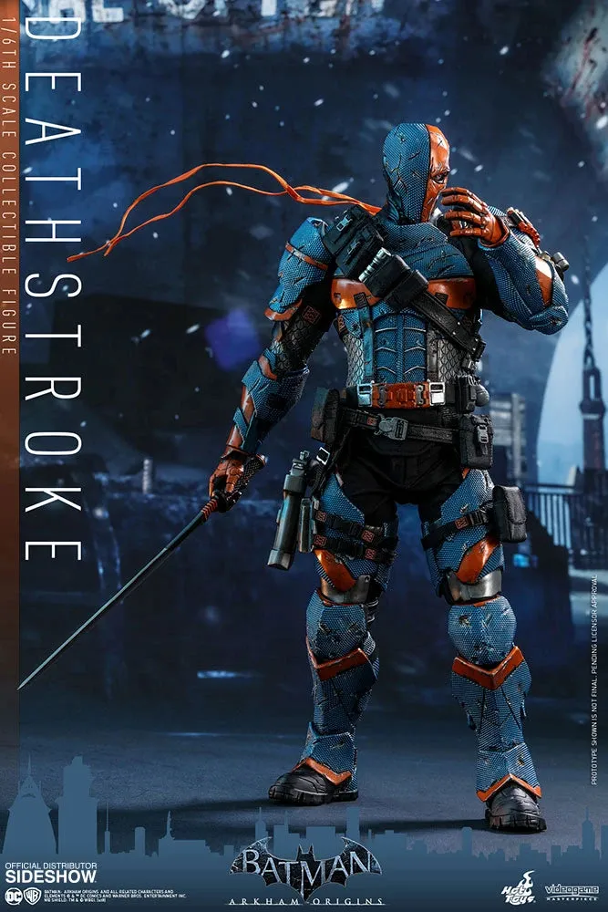 HOT TOYS DC  BATMAN ARKHAM ORIGINS DEATHSTROKE COLLECTIBLE FIGURE 1/6 VGM30