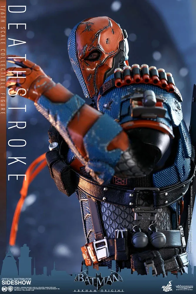 HOT TOYS DC  BATMAN ARKHAM ORIGINS DEATHSTROKE COLLECTIBLE FIGURE 1/6 VGM30