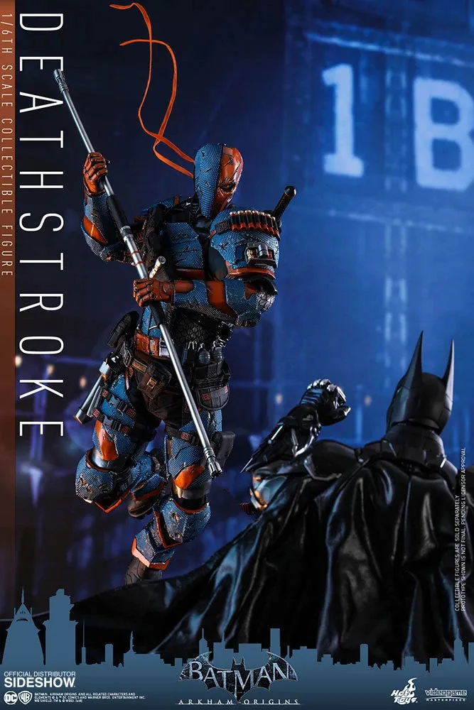 HOT TOYS DC  BATMAN ARKHAM ORIGINS DEATHSTROKE COLLECTIBLE FIGURE 1/6 VGM30