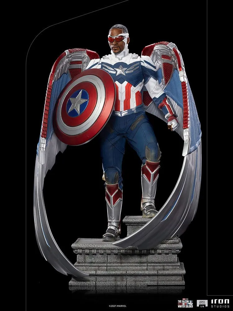 Iron Studios Falcon and the Winter Soldier Captain America Sam Wilson (Complete Version) Legacy Replica 1:4 Statue