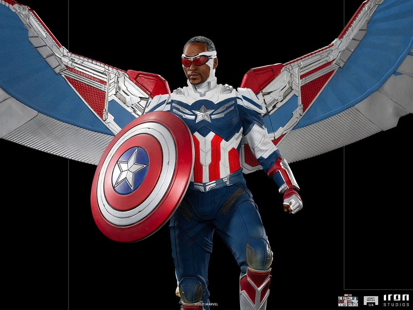 Iron Studios Falcon and the Winter Soldier Captain America Sam Wilson (Complete Version) Legacy Replica 1:4 Statue