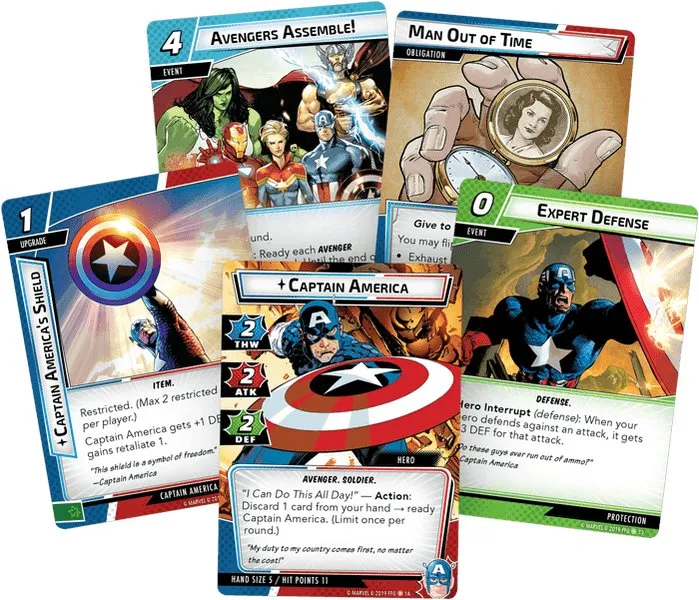 Marvel Champions: The Card Game – Captain America Hero Pack