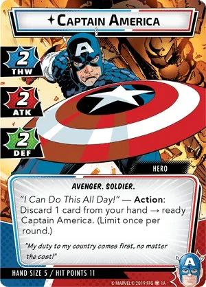 Marvel Champions: The Card Game – Captain America Hero Pack