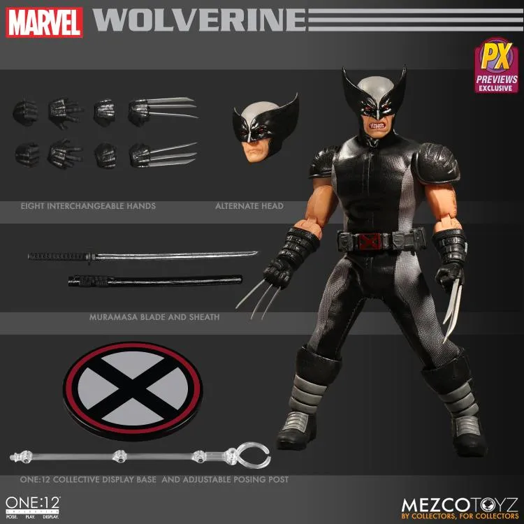 MEZCO WOLVERINE (PX) PREVIEWS EXCLUSIVE 1/12 SCALE - 76532