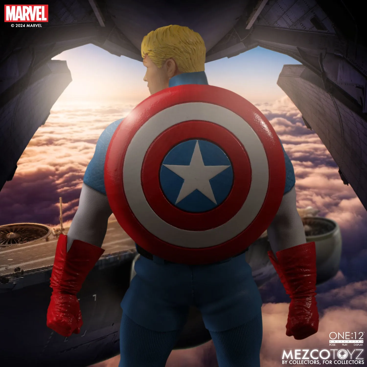 [Pre-Order] Mezco Toys: Marvel- Captain America Silver Age - One:12 Collective Action Figure