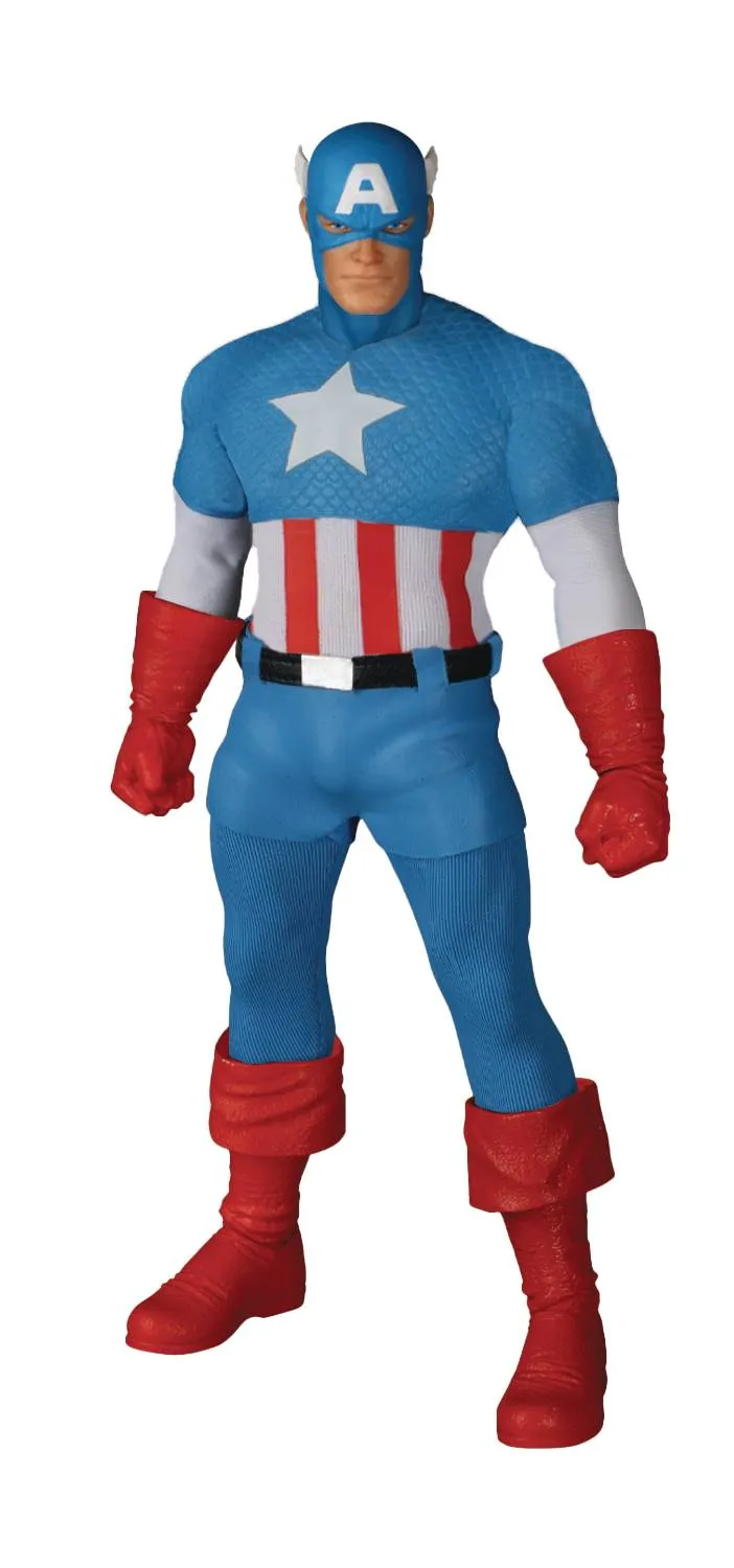 [Pre-Order] Mezco Toys: Marvel- Captain America Silver Age - One:12 Collective Action Figure