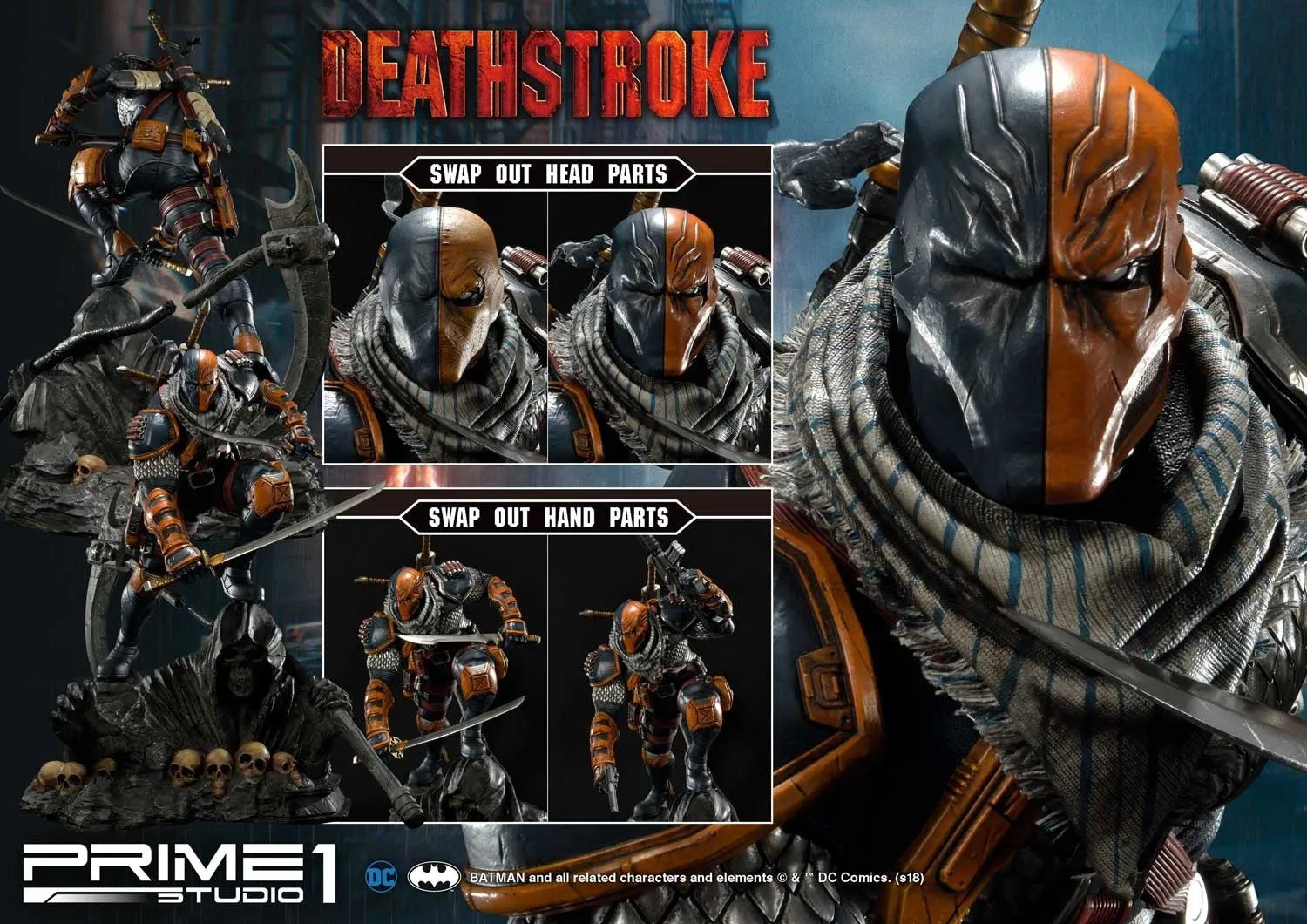 PRIME 1 STUDIO DC BATMAN COMICS DEATHSTROKE 1/3 SCALE - MMDC-30