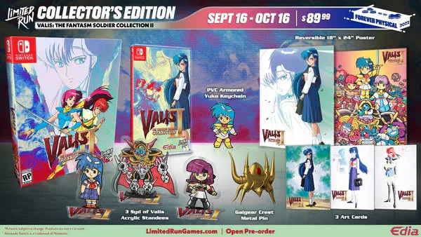 SWITCH LIMITED RUN #162: VALIS: THE FANTASM SOLDIER COLLECTION II COLLECTOR'S EDITION