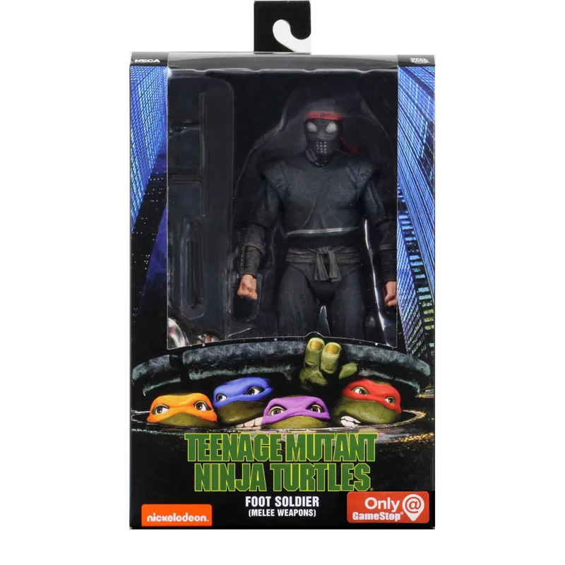 Teenage Mutant Ninja Turtles 90’s Movie Foot Soldier (Melee Weapons) 7-inch Scale Action Figure