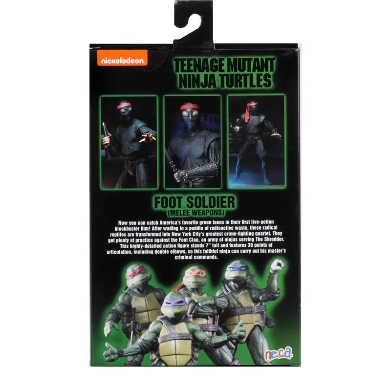 Teenage Mutant Ninja Turtles 90’s Movie Foot Soldier (Melee Weapons) 7-inch Scale Action Figure